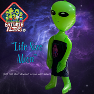 LIFE-SIZE ALIEN INFLATABLES (Feels magical to have around great for all rooms/homes)